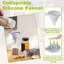 Glass Spice Jars 120ml with Lid, Shaker Inserts, Black Lables, Marker Pen, Funnel & Cleaning Brush Square Seasoning Jars Spice Containers Storage Jars for Kitchen Seasoning-226271861-226271863