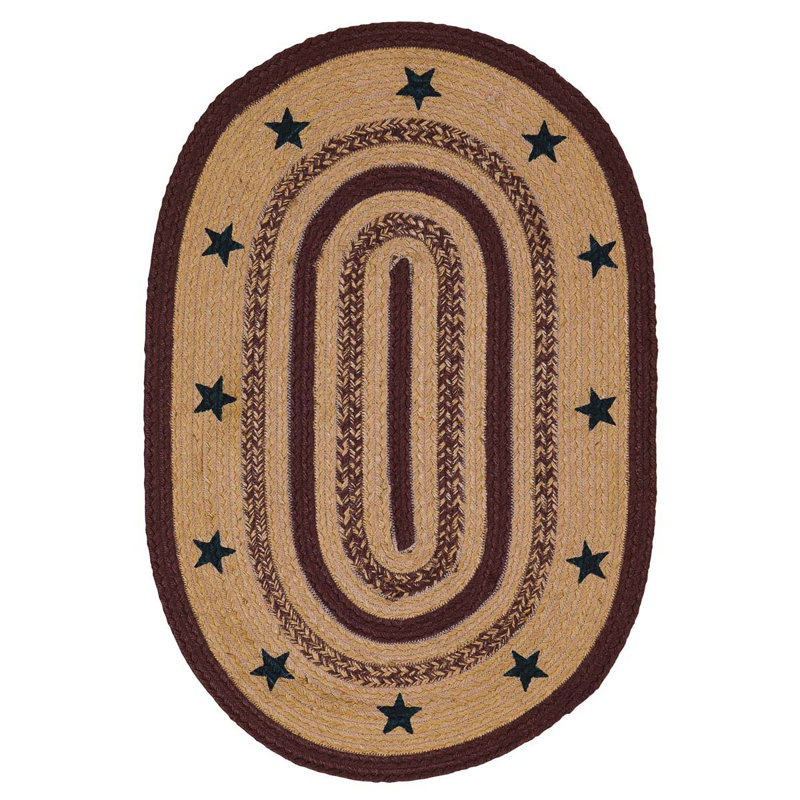 Probst Geometric Indoor Rug, Oval 1'8" x 2'6"