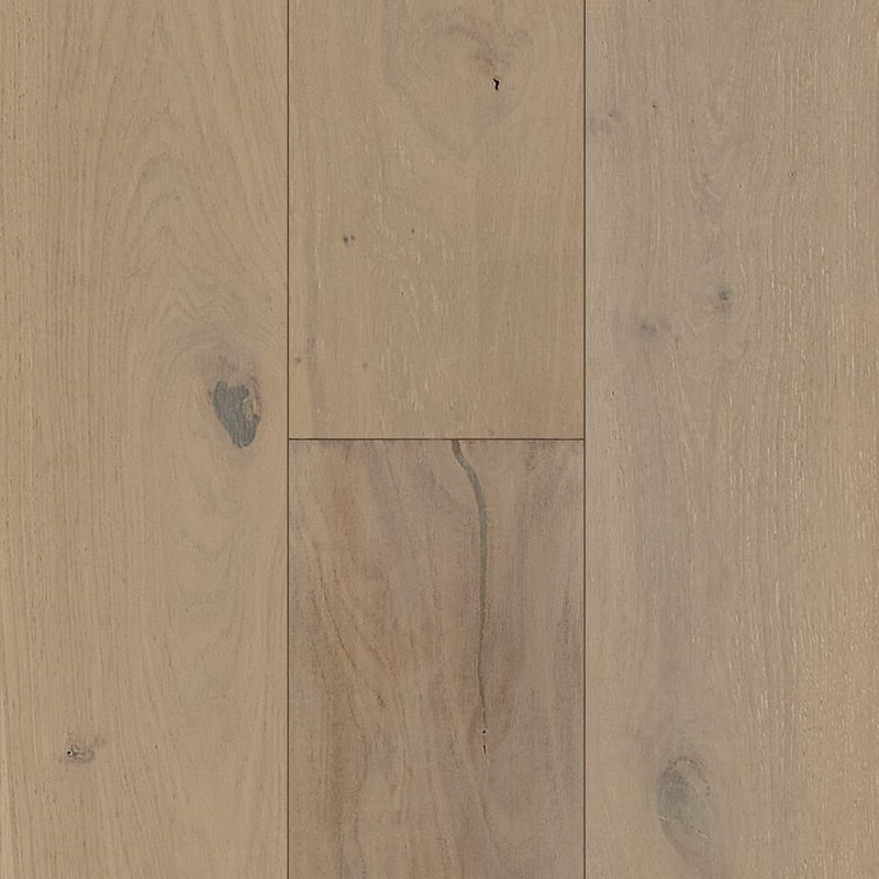 Plancher de bois franc d'ingénierie de 0,38 po x 7,2 po morceau de morceau d'argent Nature, Cascade