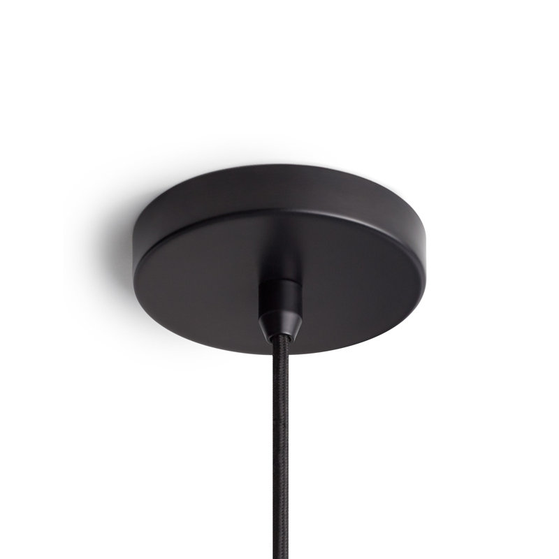 Laika 1 - Light Pendant, 19" H x 21" W x 21" D, Black, Black