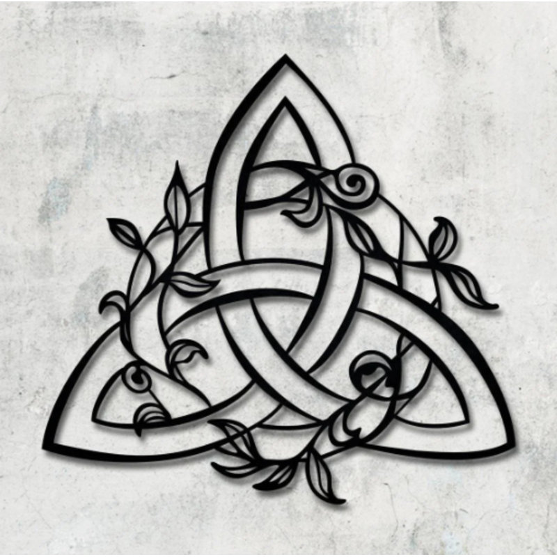 Celtic Knot Symbol Metal Wall Décor