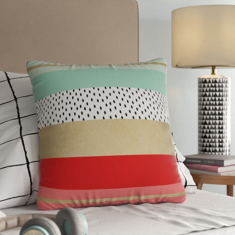 Housse et insert de coussin extérieur d'extérieur, 16 po x 16 po