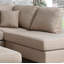 3 pièces Canapé modulaire avec coussins réversibles-2131268351