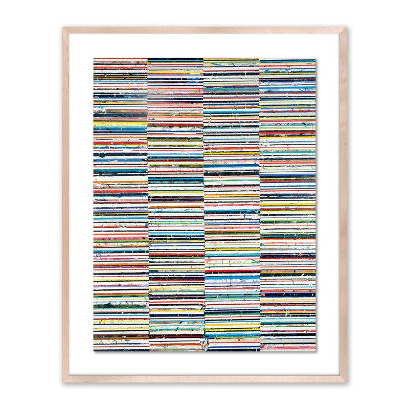 Dash #9 Painting by Brad Ellis, Natural, 40" H x 33" W x 2.5" D