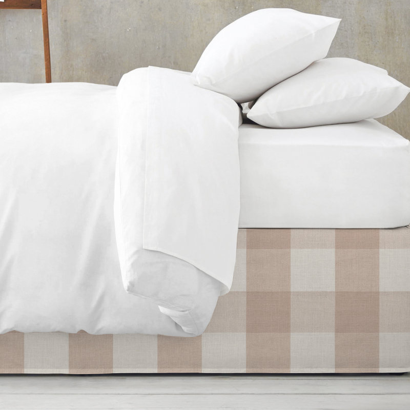 Walker Buffalo Bedskirt, California King, Natural