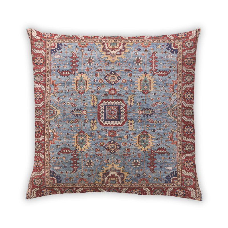 Damask Outdoor Throw Pillow