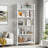 62'' H 5-Tier Etagere Bookcase With Metal Frame-1777499388