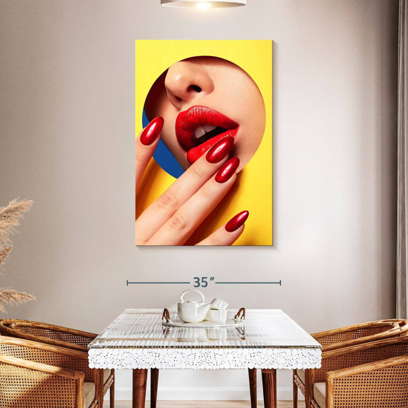 Sexy Nails, 48" H x 32" W