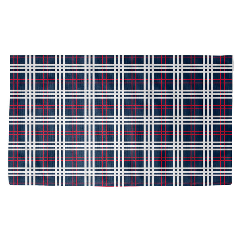 Plaid Indoor Rug, Rectangle 2' x 3'