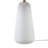 Textured Ceramic Table Lamp With Fluted Fabric Shade