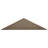 18"H x 72"W x 2 1/8"D Triangle Gable Vent