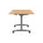 Buariki Rectangle Flip Top Modular Training Table with Casters-49340755-49340752