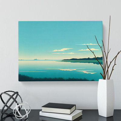 View Of The Lake - Wrapped Canvas