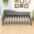 Linen Upholstered L-Shaped Daybed with Semi-Enclosed Design-1002139316-1002139319