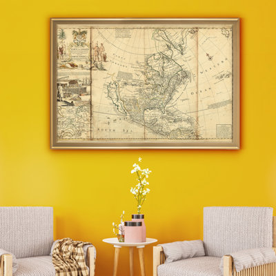 " Antique Map Of America II "