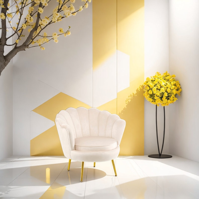 Alina Accent Chair, Beige
