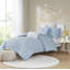 Ensemble d'édredon en jacquard de coton Brooklyn avec taies décoratives européennes et coussins décoratifs-1237813229-1237813224