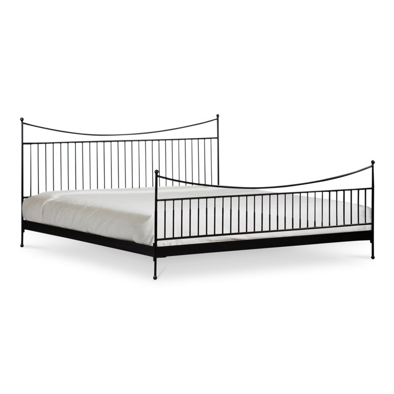 Monet Queen Bed Black, King