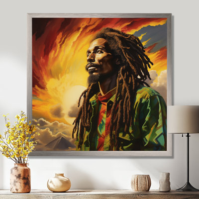 Reggae Tribute To Bob Marley - Art mural yoga