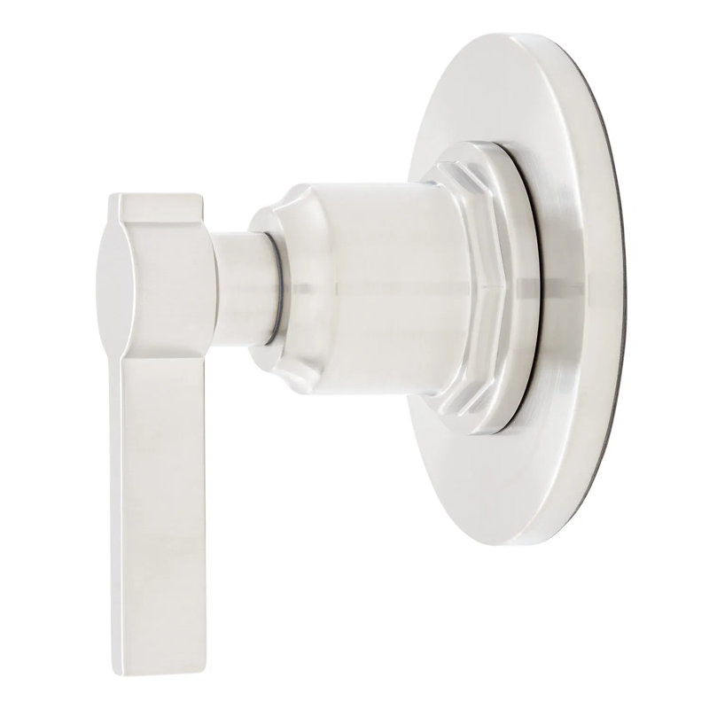Signature Hardware Grayfield in Wall Shower Volume Control Handle, Brushed Nickel