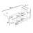 Two Drawers Wooden Platform Bed with Desk, LED Light and USB Ports-9988940