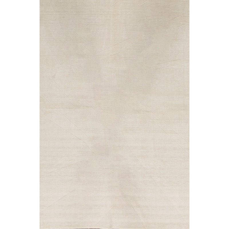 Wool Area Rug in Ivory