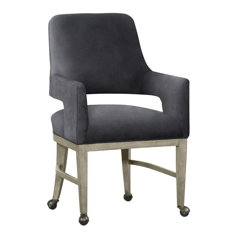Josie Arm Chair, Almond Buff, Pewter (9953 65)