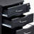 Mobile Storage Cabinet With Locking Drawers And File Compartment