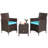 Agatina 2 - Person Patio Conversation Set with Cushions-1199026953