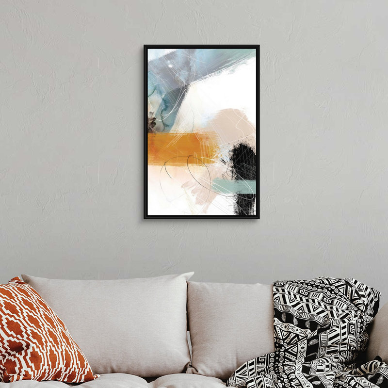 Reproduction d’art sur toile, "blush no. 2" par Louis Duncan-he, H 32 po x l 22 po x P 1,75 po, Toile avec cadre noir