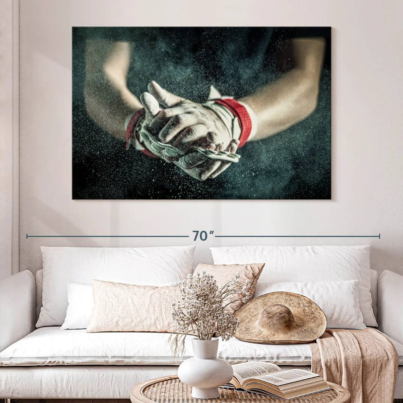 Sireci Dusting The Hands, 34" H x 51" W
