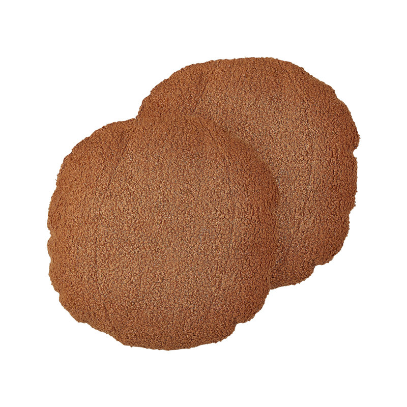 RUTABAGA Circular Throw Cushion, Brown