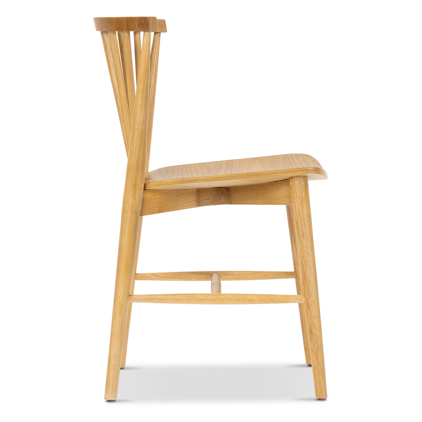  Slat Back Dining Chair, Oak