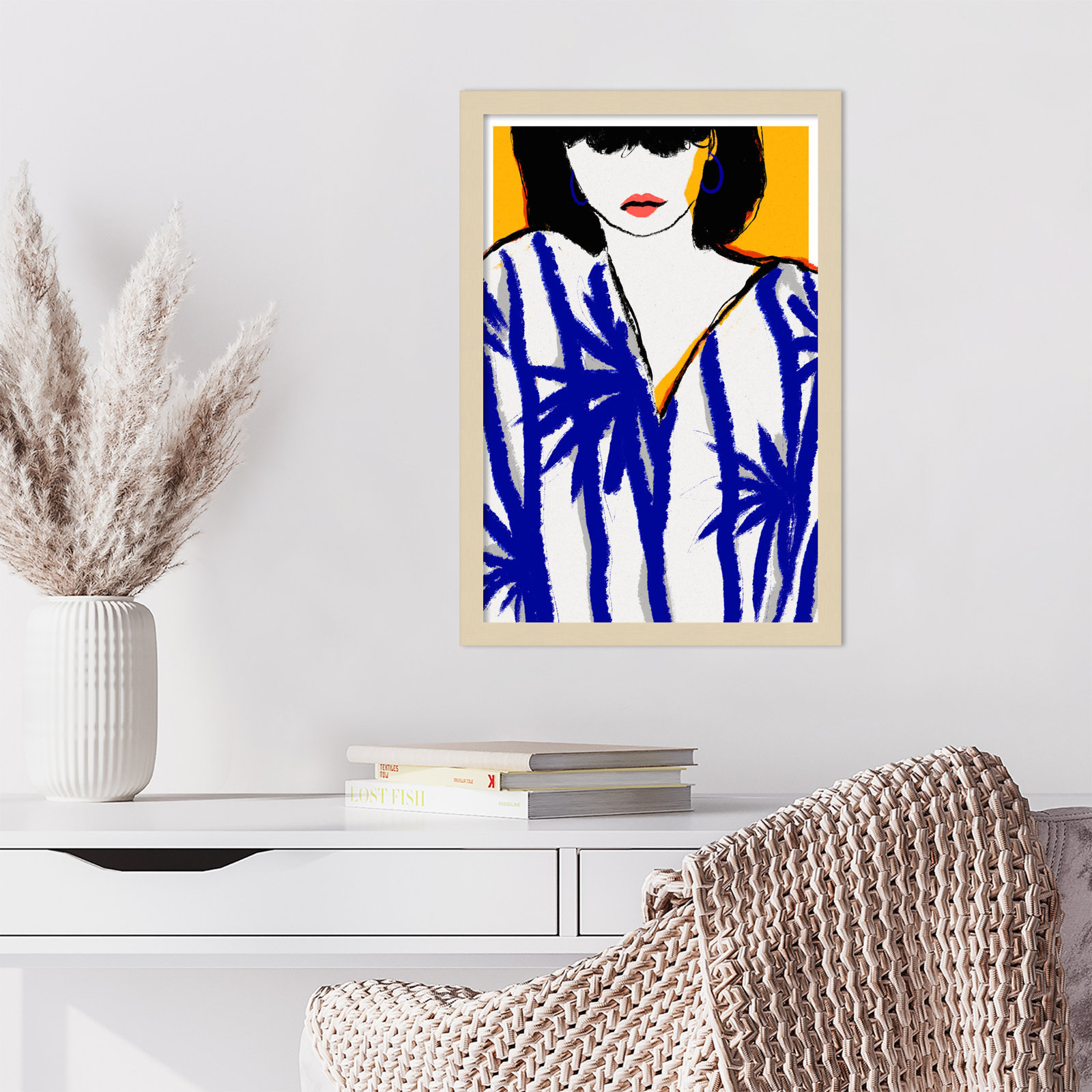 Galya "Summer Memories" Print by Treechild, Brown, 21" H x 15" W