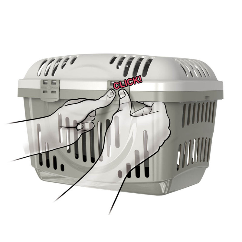 Dubay Plastic Pet Carrier
