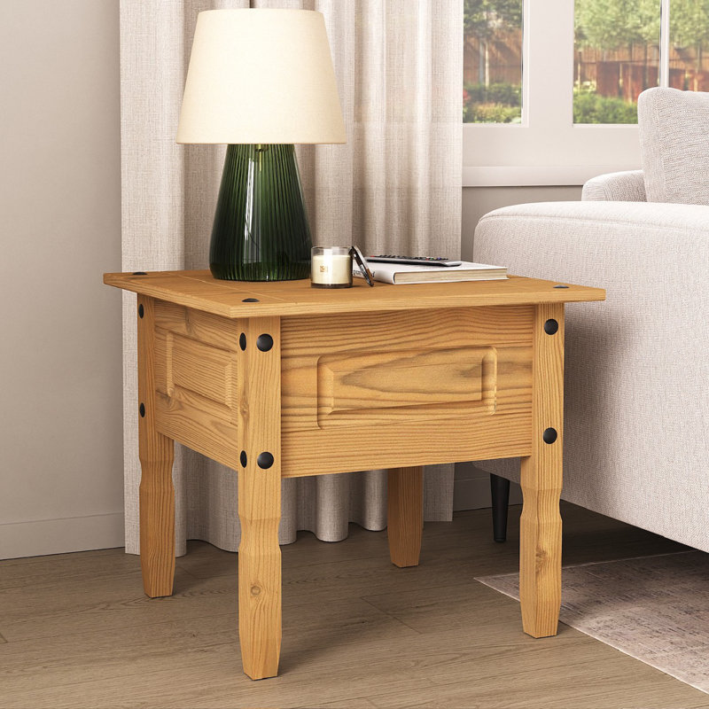 Katya Solid Wood End Table