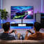 Meuble télé de table 40-75 po, piédestal réglable en hauteur avec pivotement à 45 °