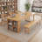 Brown Rectangular Solid Wood desk-140519491