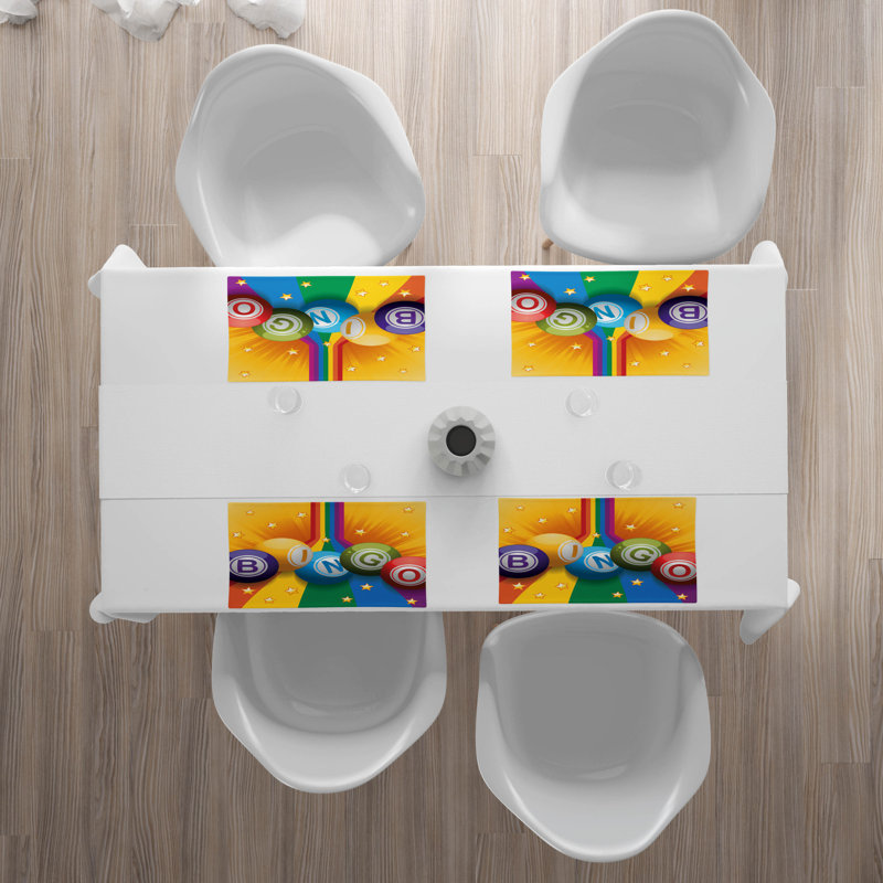 Polyester Abstract Rectangle Placemat