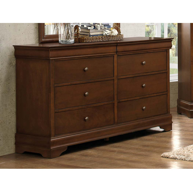 Commode anglaise à 6 tiroirs Rashad