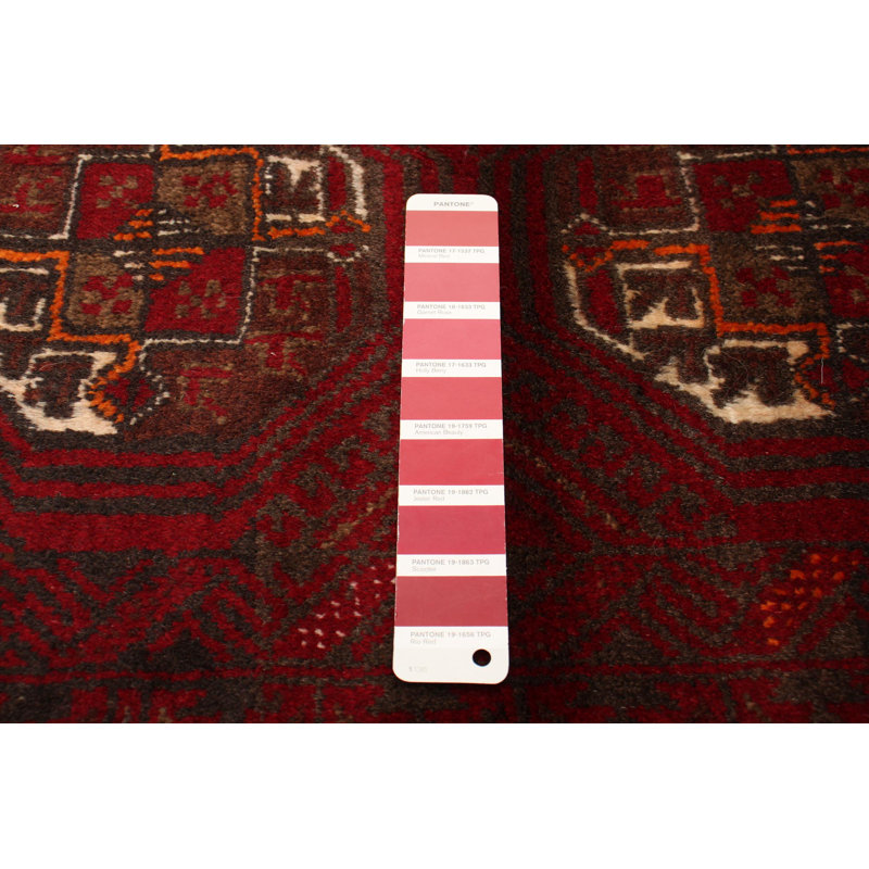 Tapis rouge Royal Baluch 3 pi 3 po x 6 pi 2 po