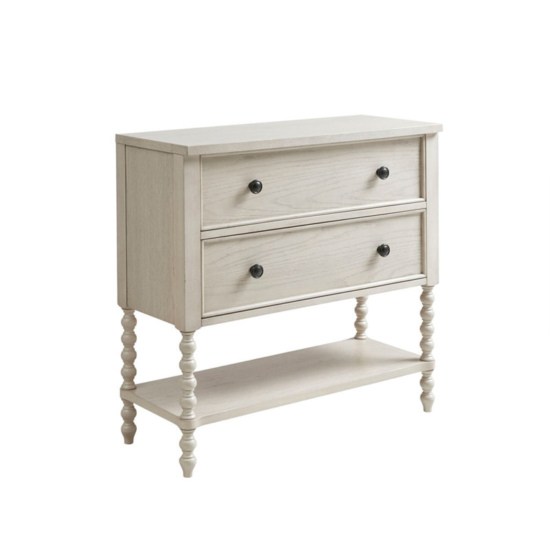 Commode décorative 2 tiroirs, Naturel