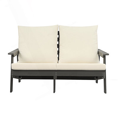 Causeuse d'extérieur avec coussin
