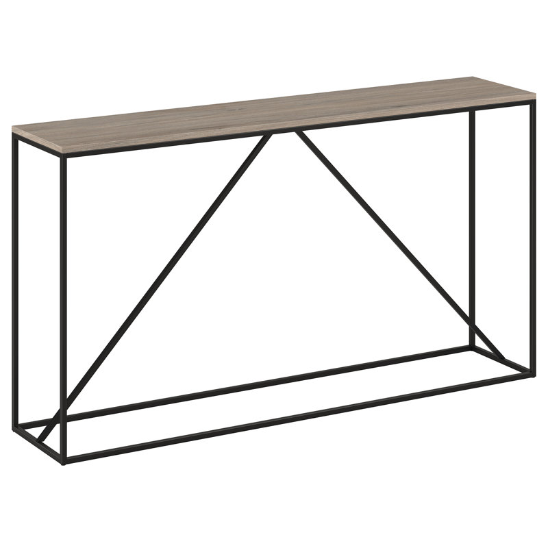 Console Table, Grey Wash, 76 H x 140 W x 30 D cm