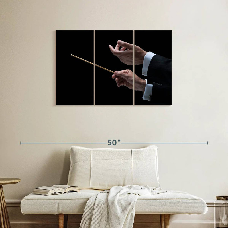 Abarca Music Conductor Hands, 24" H x 38" W