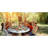 Plastic Circular Fold-in-Half Portable Folding Table-97620192