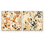 Beige sphinx III - ensemble de 2 collages carrés abstraits-102163404-102163400