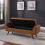 Banc de rangement rembourré Amsi-753005878