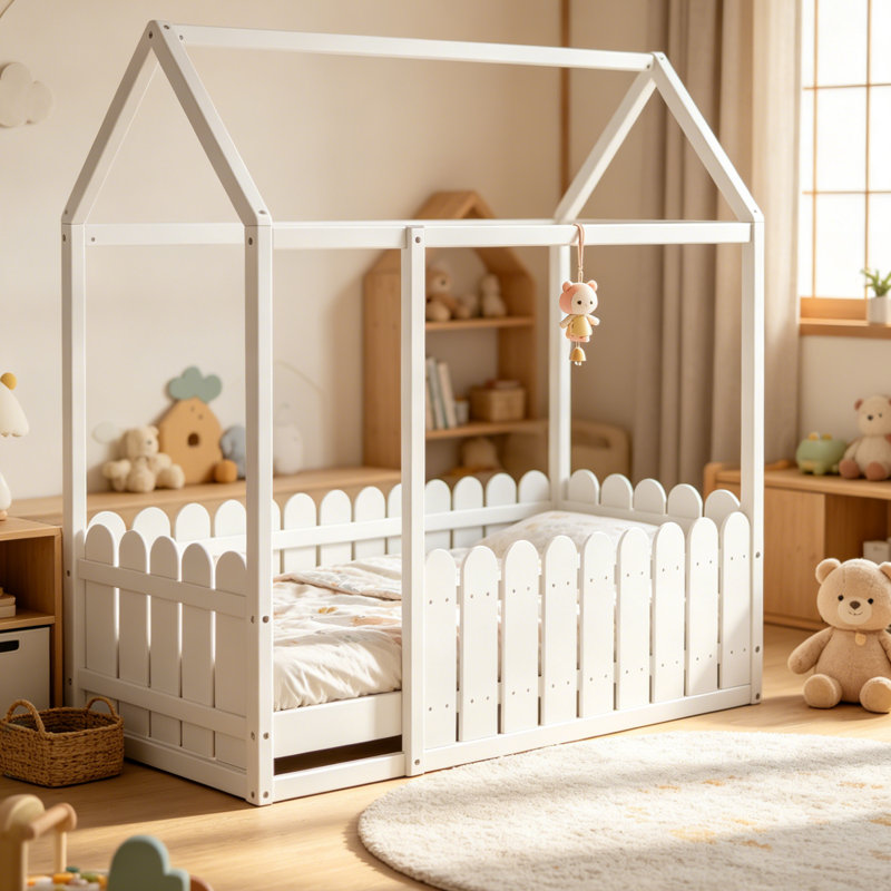 House Vertical Rail Bed