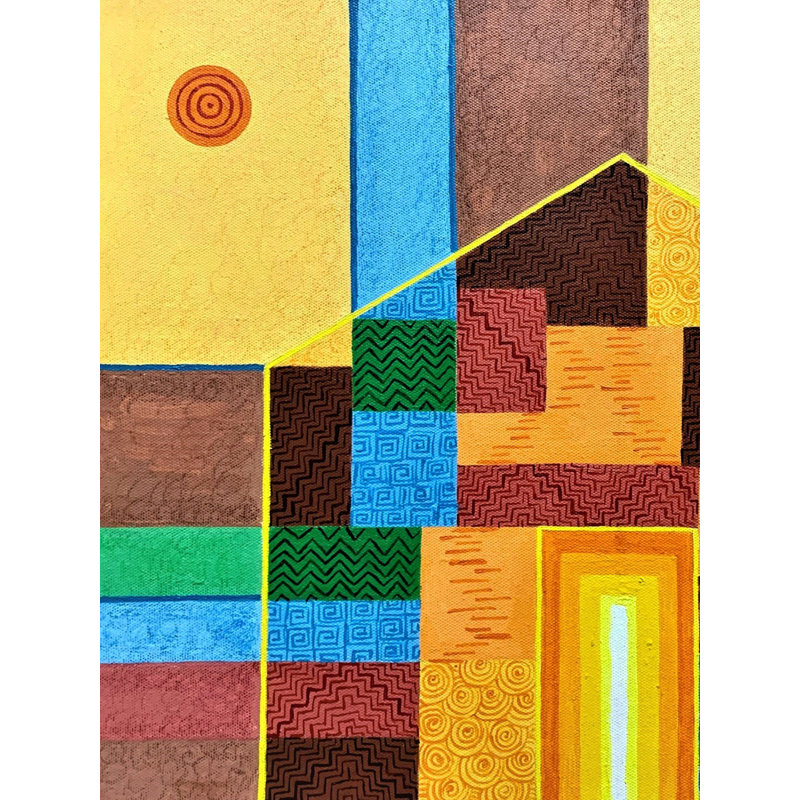 Abstraction Of Hope | Mixed Media On Canvas | Arpa Mukhopadhyay